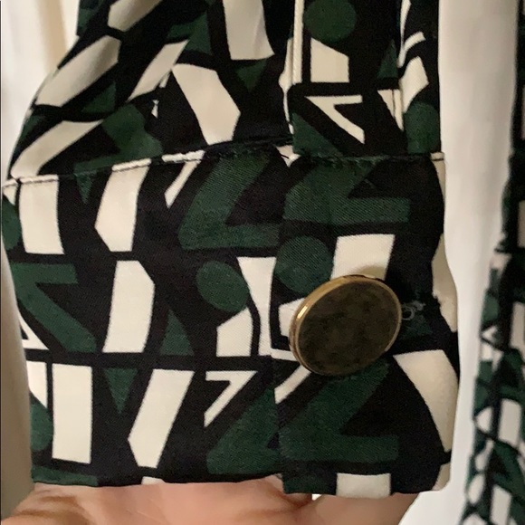 Zara Green Geometric Blazer Dress ✨ NWOT - Picture 3 of 4